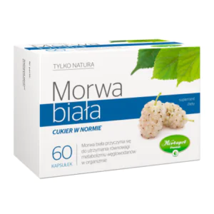 Morwa Biała cukier w normie 60 kapsułek